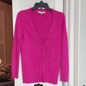 Hot pink cardigan